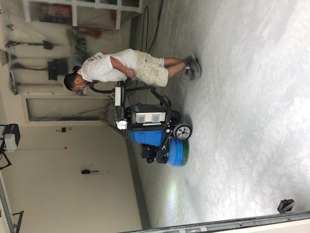 Prepping Epoxy Flooring